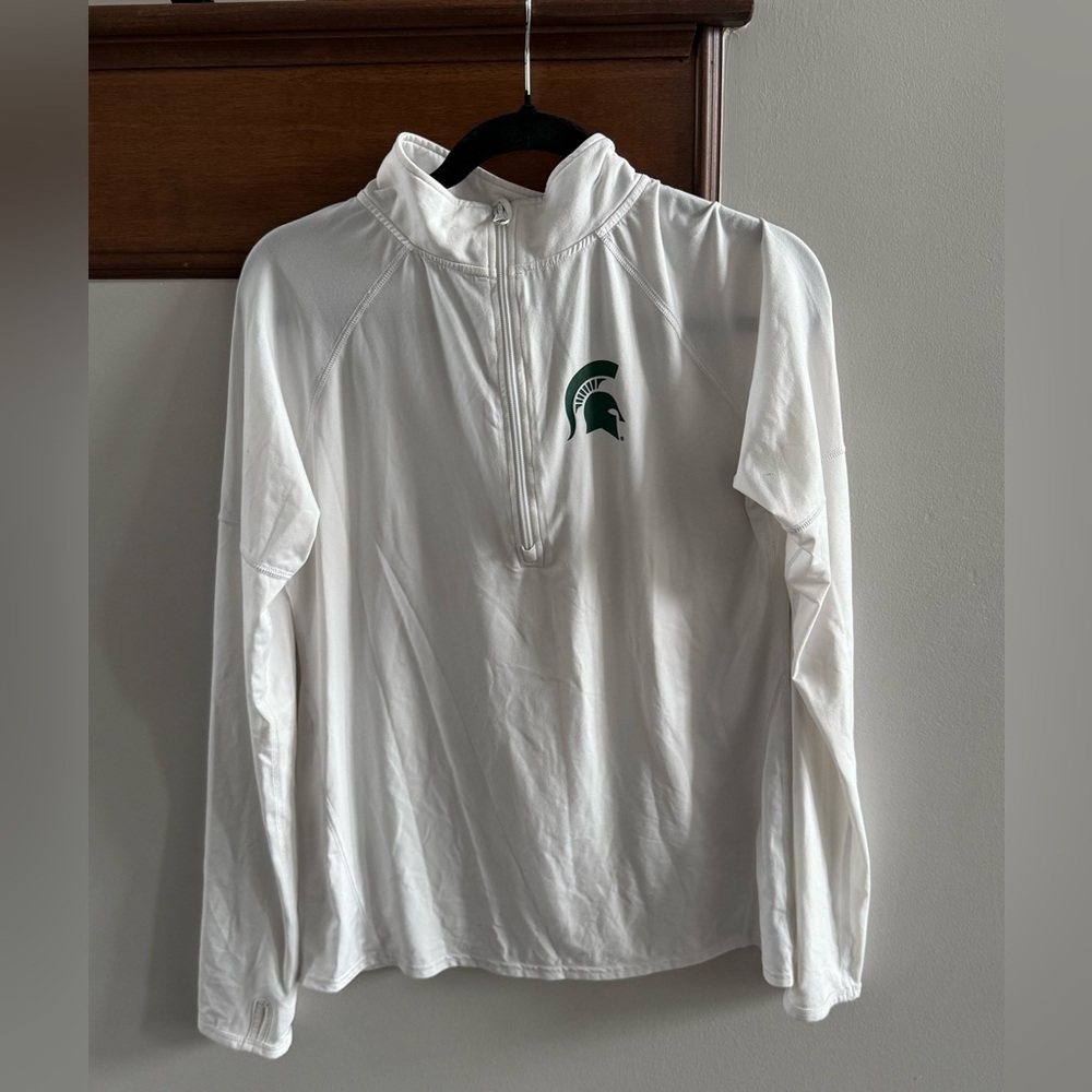 Michigan State‎ quarter zip performance top